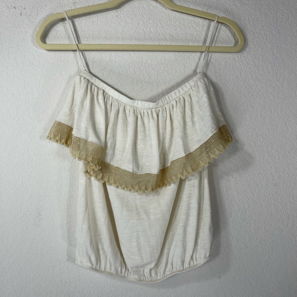 Free people laced ruffled crop tube top - Picture 5 of 8